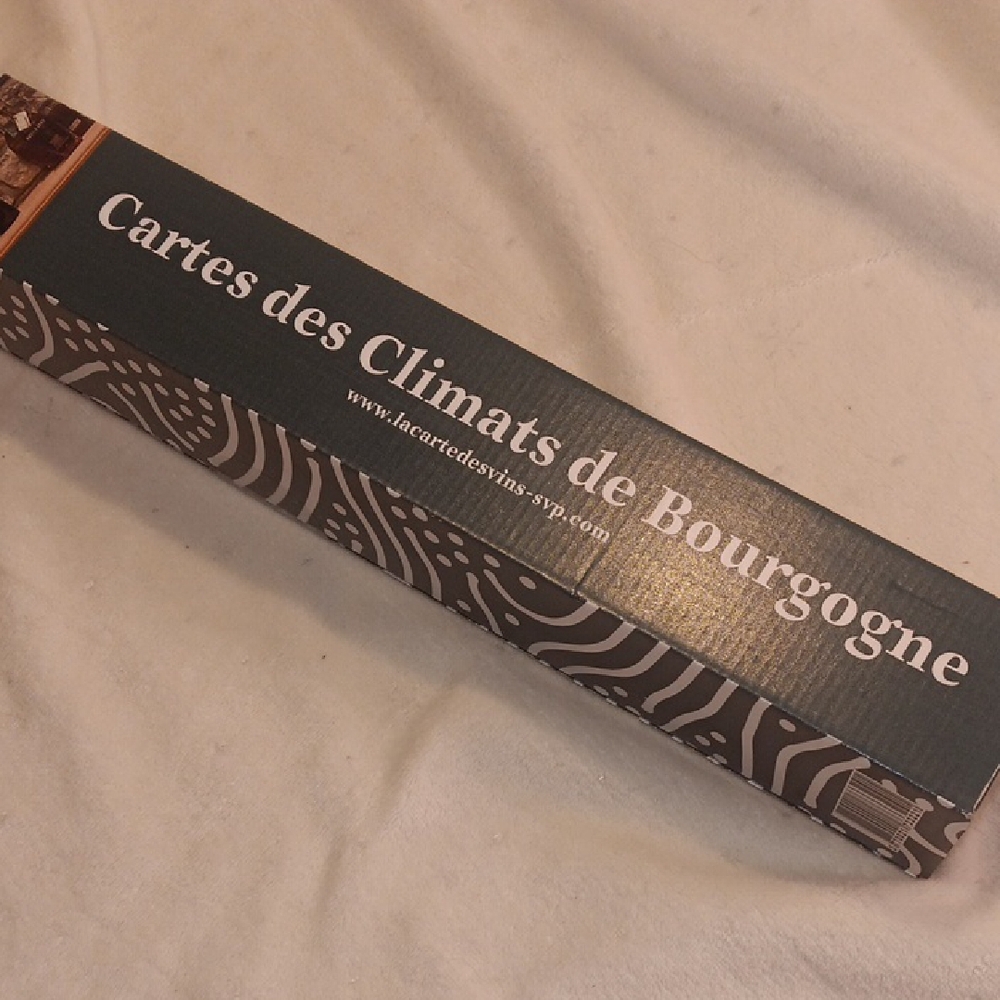 NIB. Maps Of Climats De Bourgogne - France Wine Region Wall Art - Without Frame - Picture 6 of 9